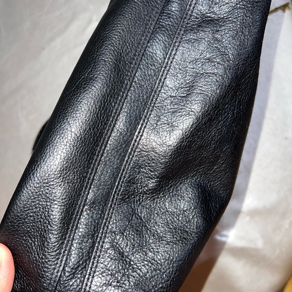 Fossil black printed hobo bag leather canvas - Picture 11 of 13